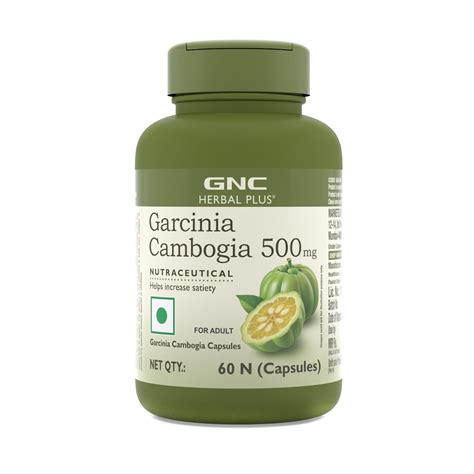 GNC Herbal Plus Garcinia Cambogia | 60 Capsules | Aids in Weight Loss ...