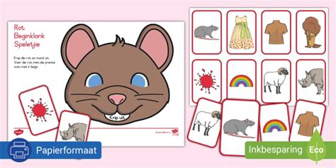 Speletjie Voer die Rot R-Klank (teacher made) - Twinkl