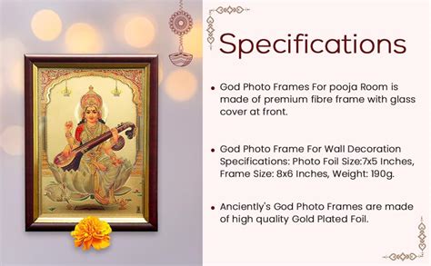anciently Tirupati Balaji Photo Frame | Premium Glass Covered God Photo ...