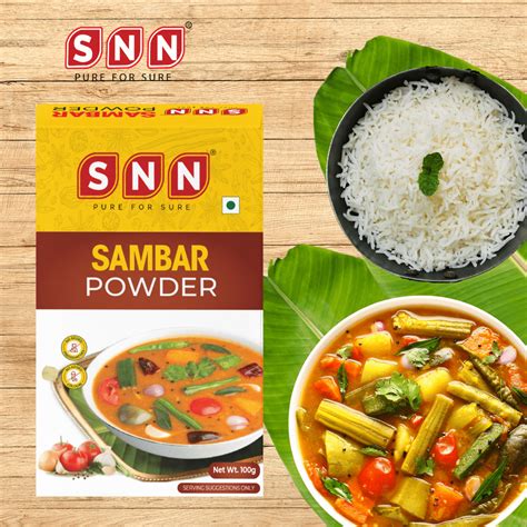 Authentic Sambar Powder for Delectable Indian Cuisine | SNN Foods