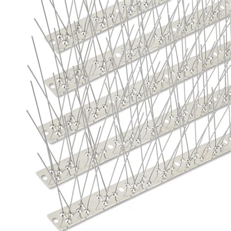 Bird Spikes Stainless Steel 60ft Coverage 56 Pack For Pigeons ...