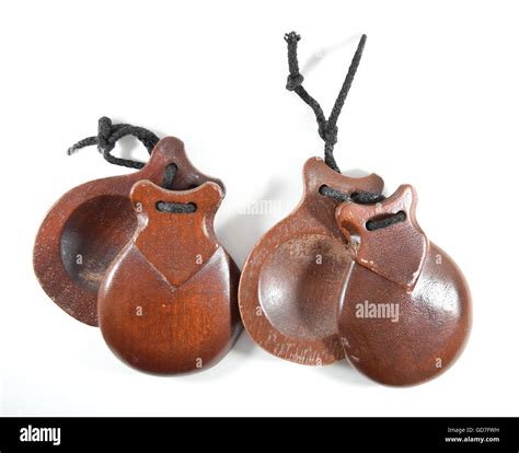 Spanish castañuelas (castanets) - percussion instrument used in ...