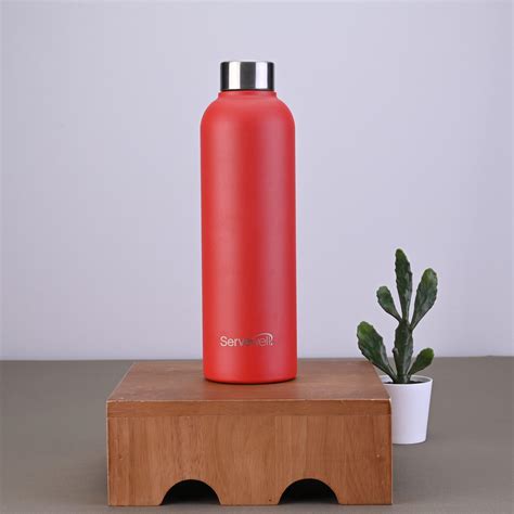 Buy SERVEWELL Hydration Stainless Steel Water Bottle - 675ml from ...