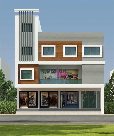 Commercial Building Elevation Design 的图像结果