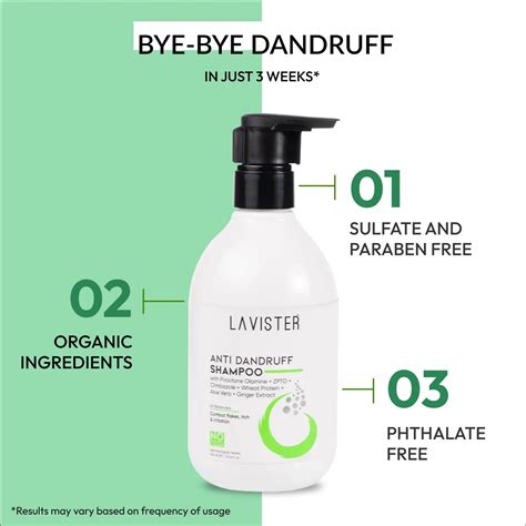 Buy Anti Dandruff Shampoo for Men and Women | Lavister