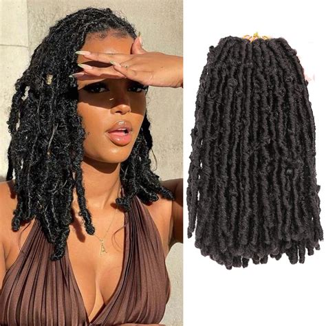 Butterfly Locs Crochet Hair 6 Packs Long Faux Locs Crochet Braids Pre ...