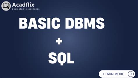 Image result for SQL in DBMS