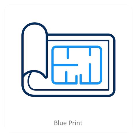 Blue print | Premium Vector