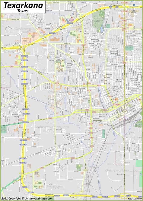 Texarkana TX Map | Texas, U.S. | Discover Texarkana TX with Detailed Maps