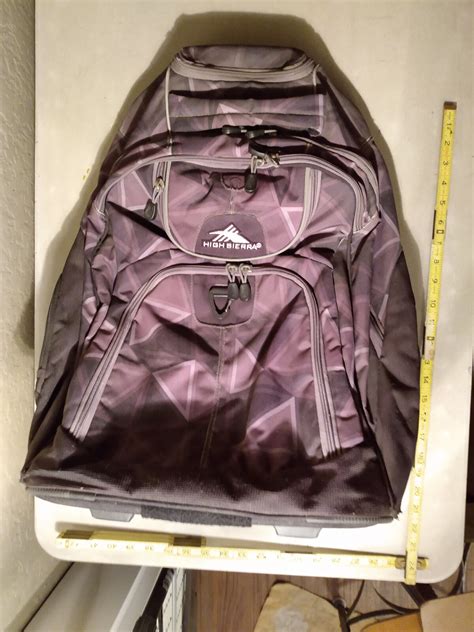 High Sierra Wheeled Rolling Backpack HDLarge Grey Lap… - Gem