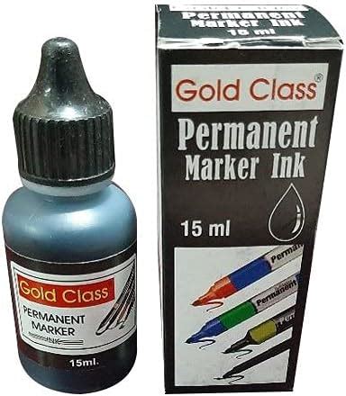 Luxor Permanent Marker Ink Black 15ml Pack Of 10 : Amazon.in: Office ...