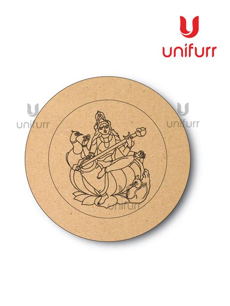 Maa Saraswati - Lipan Pre-marked MDF – Unifurr