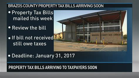 Property tax bills mailed to taxpayers | kagstv.com