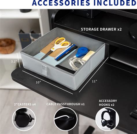 Buy VIVO Electric 2-Tier Height Adjustable 60 x 24 inch Stand Up Desk ...