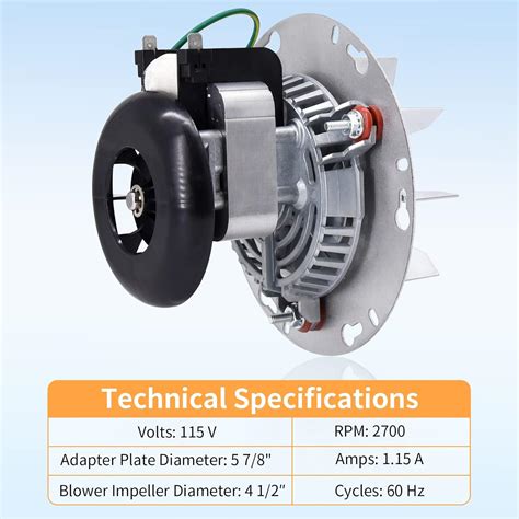 Buy Criditpid 812-3370 Convection Blower & 812-3381 Combustion Blower ...