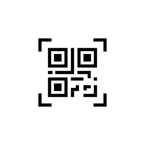 Qr code scan badge icon. technology for instant payment or tech pay ...