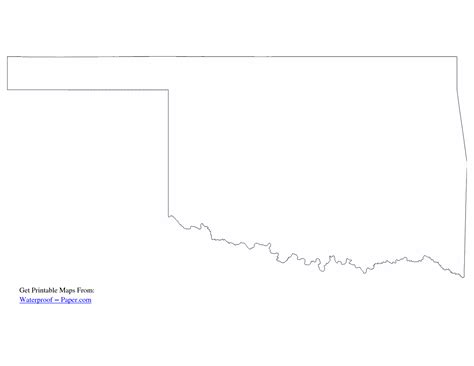 Oklahoma State Shape Clipart