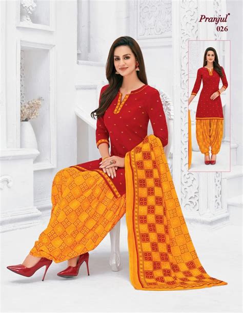 Pranjul Bandhani Special Cotton Designer Exclusive Dress Material ...