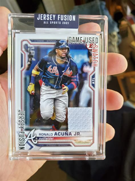 Autograph Ronald Acuna Jr. Baseball Trading Cards | Mercari