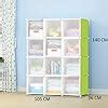 Keshav International 12 Door Plastic Sheet Wardrobe Storage Rack ...
