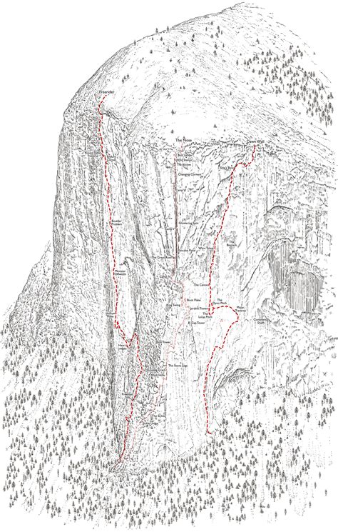 Free Solo El Capitan Route at Toby Mcintosh blog