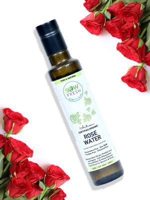 Sow Fresh Grown by Nature Organic Rose Water for Cooking - PH Balanced ...