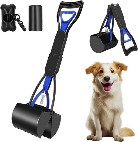 Portable dog Pooper Scooper for Dogs, Cats and grass - foldable pooper ...