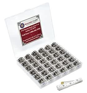 Mandala Crafts Empty SA156 Bobbins for Brother Sewing Machine - 36 ...