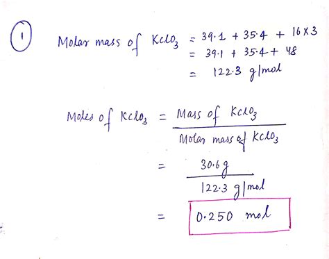 [Solved] 13 . The chemical equation for the decomposition of potassium ...