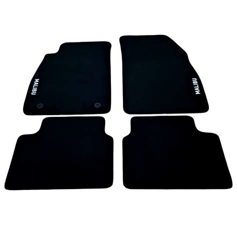 Car Floor Mats For Chevrolet Malibu Velour Waterproof Black Carpet Auto ...