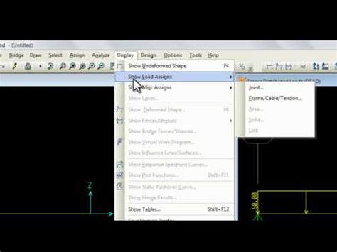Tutorial SAP 2000 的图像结果