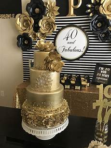 40 Dazzling Ornament Decoration Ideas by Gold Cake 40 And Fabulous 40th Birthday Decorations 40 Dazzling Ornament Decoration Ideas