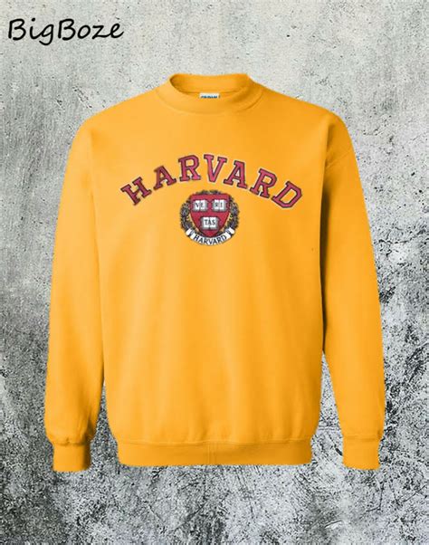 Harvard University Yellow Sweatshirt – bigboze.com