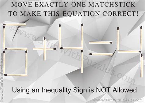 Image result for Matchstick Math Riddles