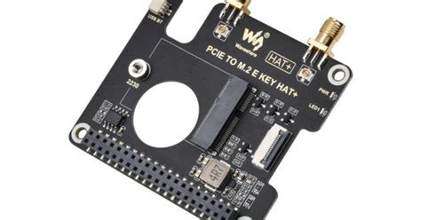 Buy PCIe To M.2 E KEY HAT for Raspberry Pi 5, Compatible With NGFF (M.2 ...