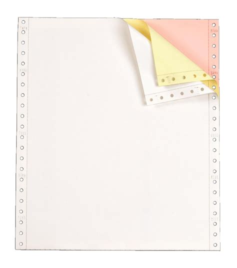 TOPS Continuous Computer Paper, 3-Part Carbonless, Removable 0.5 Inch ...