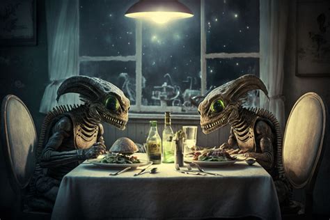 Image result for Alien Dinner Scene