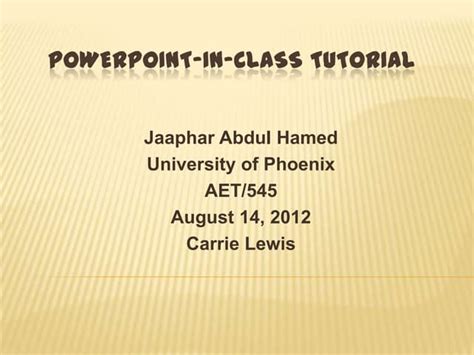 PowerPoint Class Tutorial 的图像结果