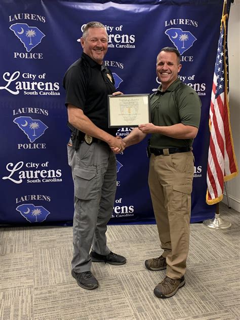 Laurens Police Department Congratulates Officers on Promotions - Who's ...