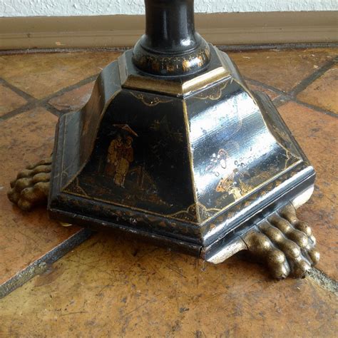 Chinoiserie Floor Lamp With Custom Shade at 1stDibs | primitive floor ...