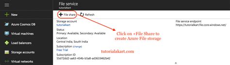 Image result for Create Azure File Storage