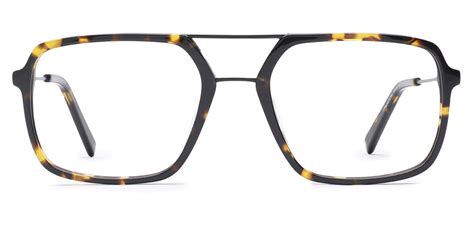 Happster Ace Unisex Eyeglasses Full Frame DB Square Large Acetate SM W ...