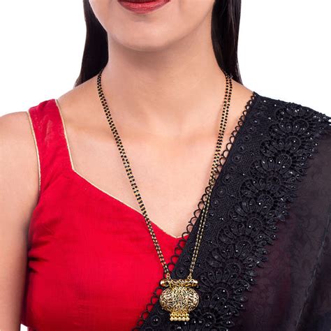 Traditional Gold Plated Mangalsutra – VOYLLA