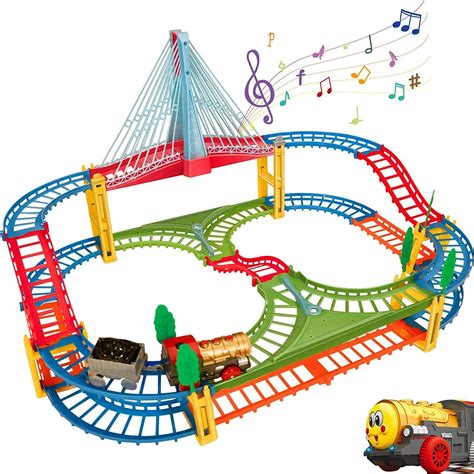 Siairo Flexible Kids Car Race Track Set with LED Electric India | Ubuy