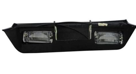 FEILIDAPARTS Back Door License Plate Garnish with Light Compatible with ...