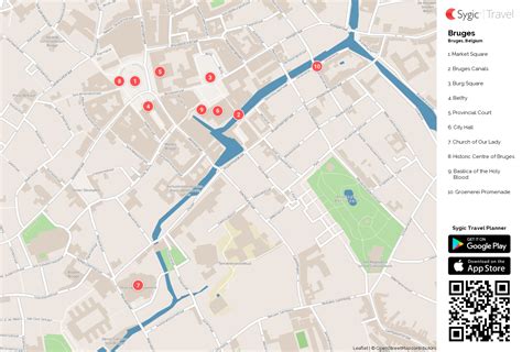 Guide To Bruges Map How To Spend A Day In Bruges Walking Route