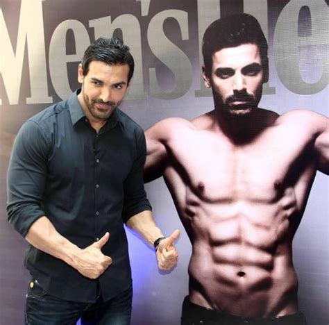 John Abraham Launches Latest Issue of Men's Fitness Magazine - Photos ...