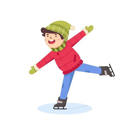 Ice Skaters Clipart