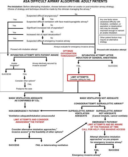 Image result for Difficult Airway Algorithm