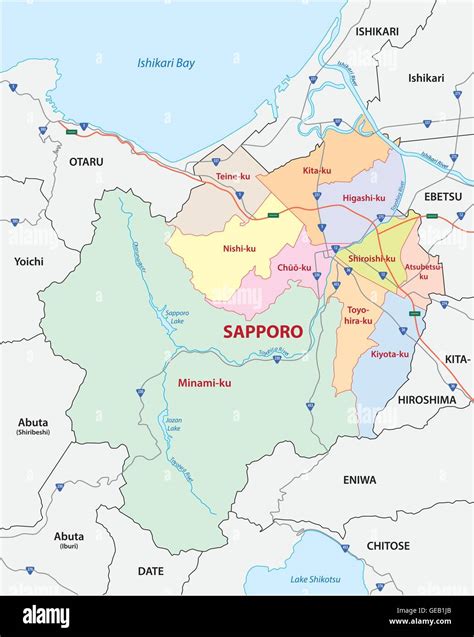Map Of Japan Sapporo